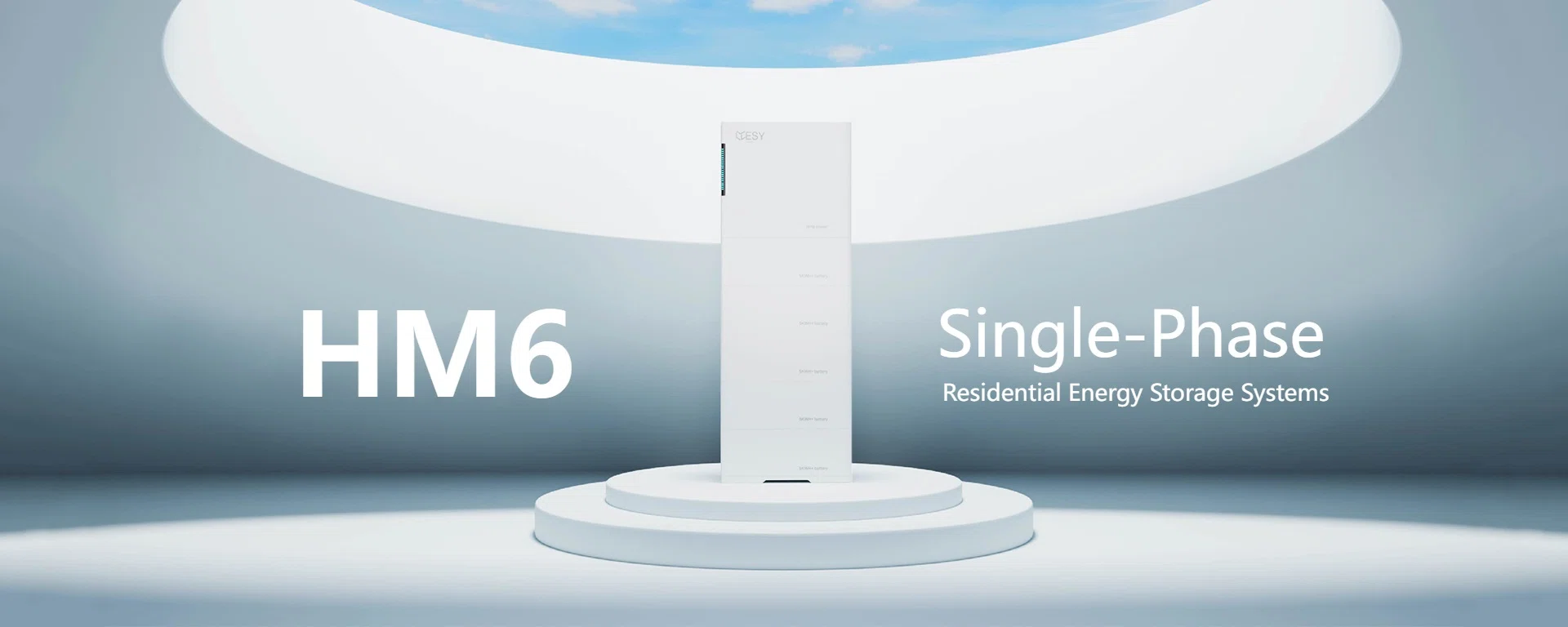 ESY Sunhome HM6 single-phase all-in-one home battery and inverter unit