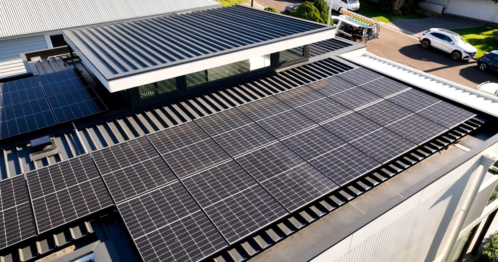 Rooftop solar array installed by Infinite Electrical & Solar